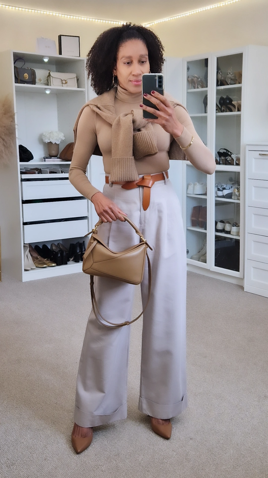 Wide leg trousers outfit