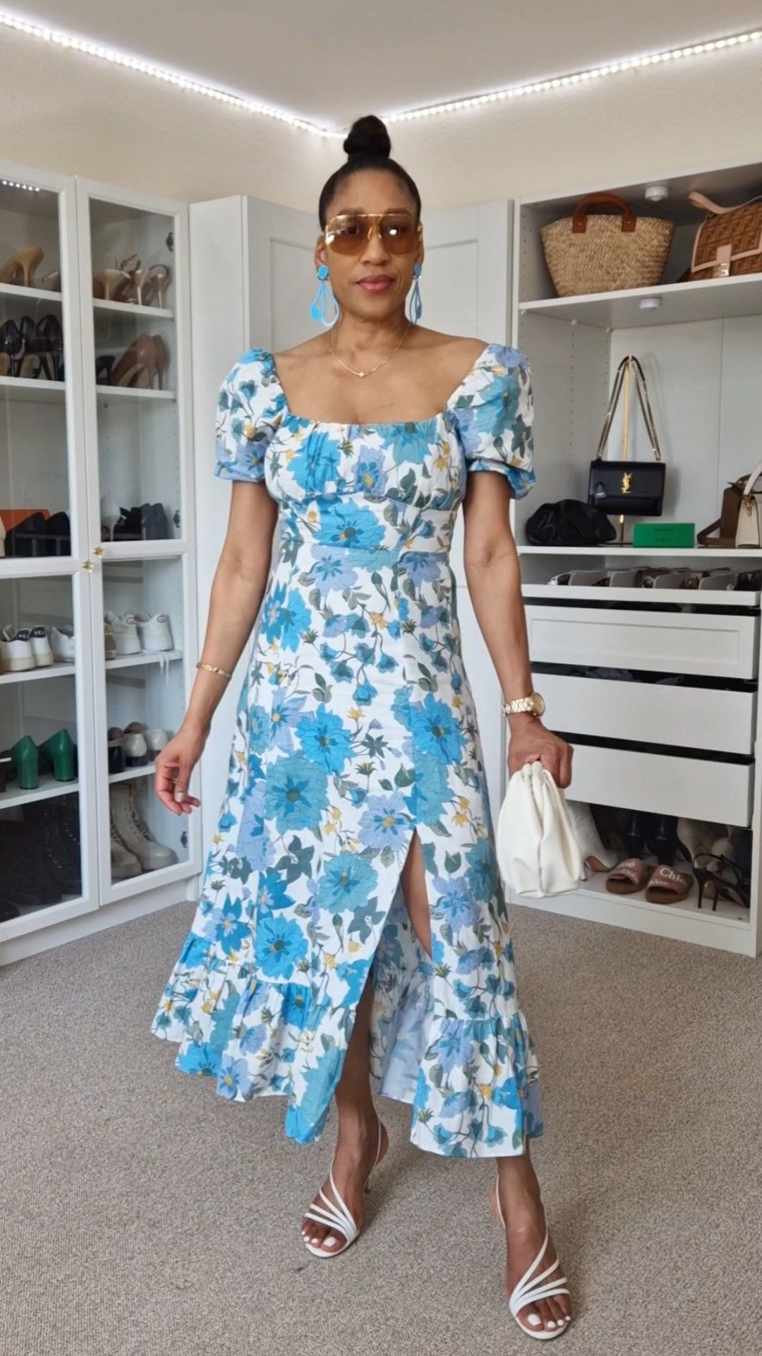 Floral dress summer outfit